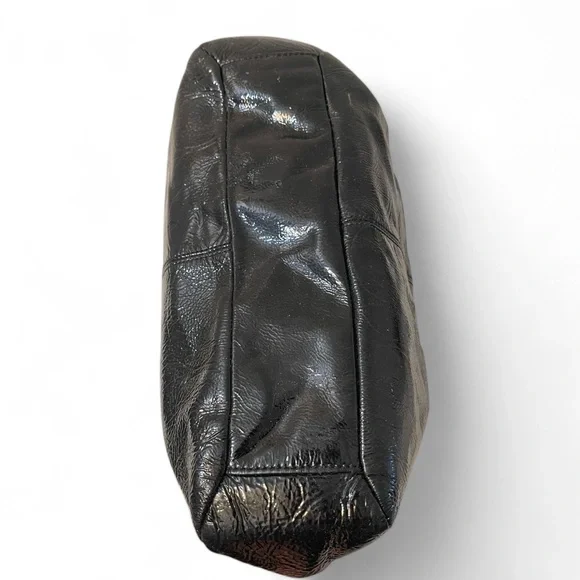 ❤️ Coach Black Patent Leather Gallery North/South Tote F19818 - Picture 8 of 13